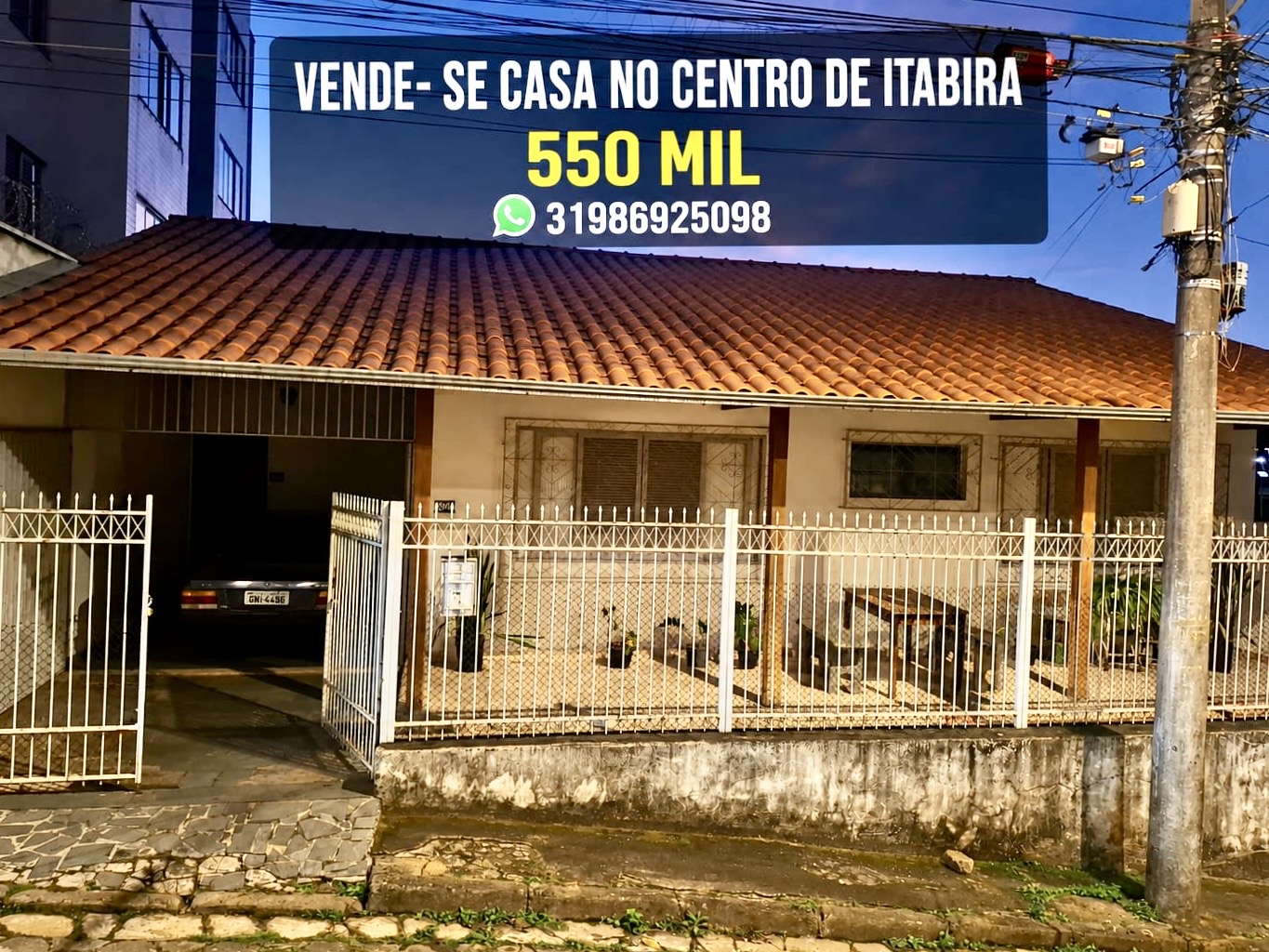 CASA A VENDA bairro 14 de Fevereiro/Itabira