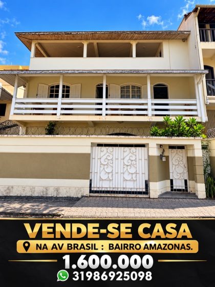 CASA A VENDA, bairro Amazonas/Itabira
